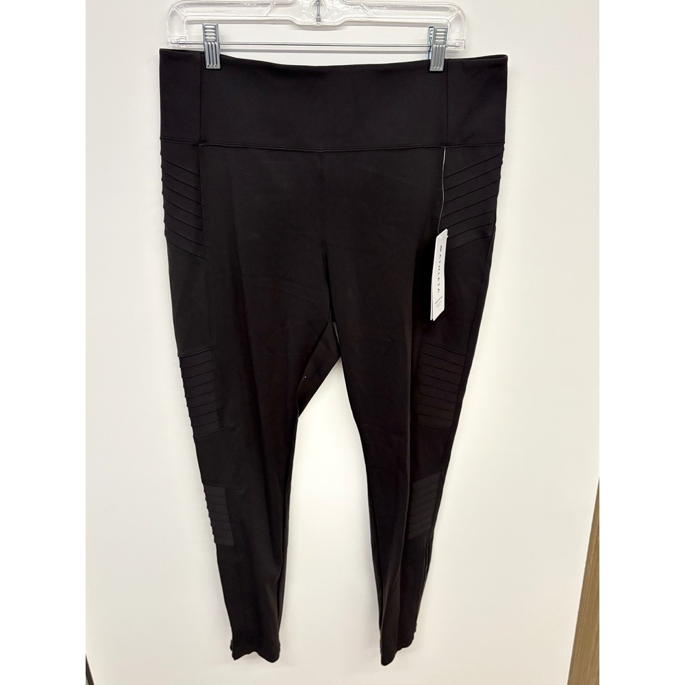NEW Athleisure Gorpcore Leggings Delancey Moto Tight Athleta Women XL Black